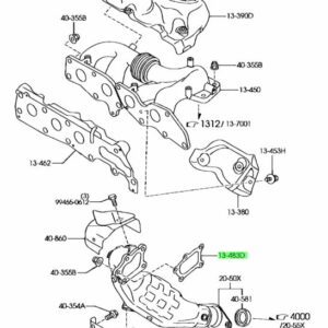 MS3 / 6 Genuine Downpipe Gasket