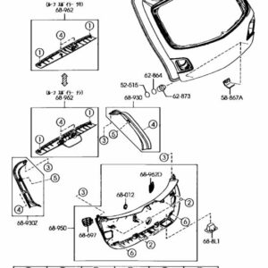 Mazda 3 BK | BL Boot Seal