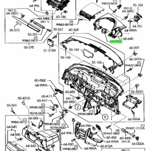 Mazdaspeed 3 Drivers Side Air Vent