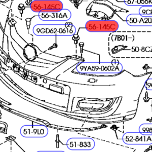 Mazdaspeed 3 / 6 Bumper Clips