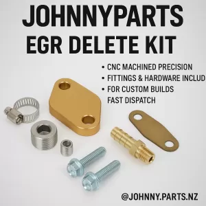 Generic EGR Delete & Block Off Kit – Fits 2.3L DISI Turbo (Mazdaspeed3, Mazdaspeed6, CX-7) Compatible with Damond Motorsports EGR Delete Systems