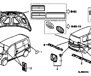 Honda Step wagon Badge