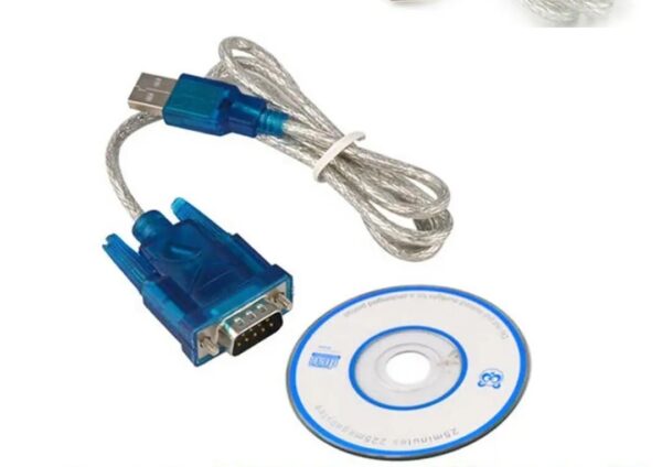 80cm High Quality USB To Serial RS-232 DB9 9Pin Chipset Support Adapter USB RS232 Ch340 Cable WIN10