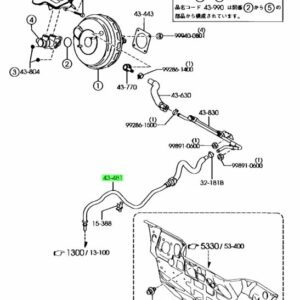 Mazdaspeed 3 Gen 1 Brake Hose