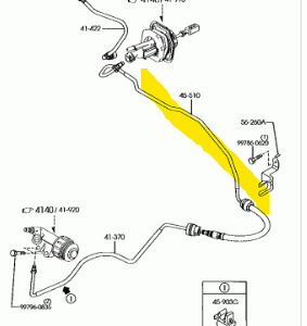 Clutch line for Mazdaspeed 3 Genuine OEM