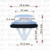 Mazda Side Skirt Clips (may fit other cars) (all types) - Image 4