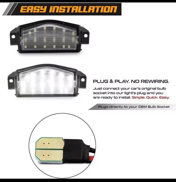 Mazda Licence plate lights - Image 4