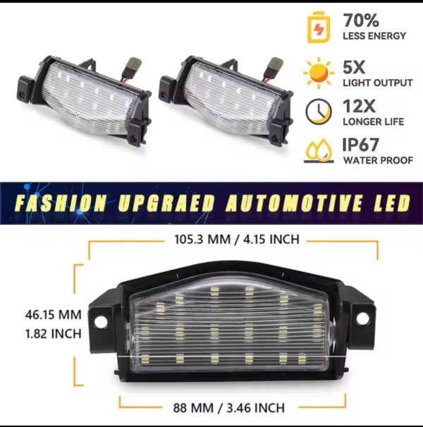Mazda Licence plate lights - Image 3