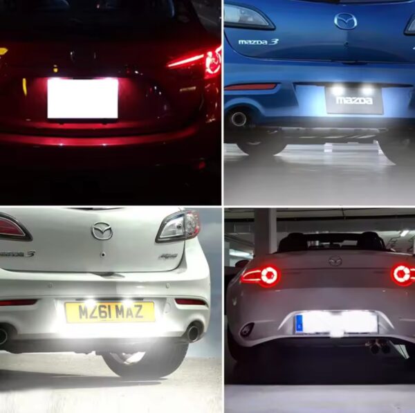 Mazda Licence plate lights