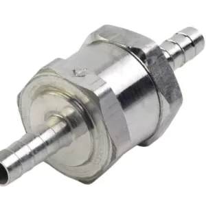 One Way 4/6/8/10/12/14/16mm Valves Aluminium Alloy Fuel Non Return Check Valve One Way For Gasoline Diesel Biodiesel Water