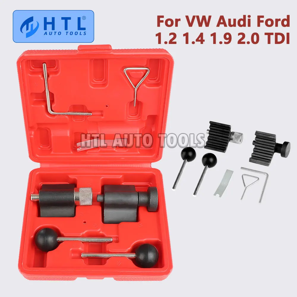7pcs Timing Tool Audi Common Rail Pump Nozzle Timing Belt Change Tool 1.2,1.4,1.9,2.0TDI General Diesel Engine Timing - Image 3