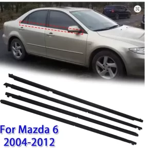 Universal Fit Door & Window Weatherstrip Seal Kit (4PCS) | Aftermarket Replacement for Popular Toyota, Honda, Mazda, Nissan, Mitsubishi & Suzuki Models