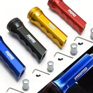 Auto Car Aluminum Handbrake Sleeve Anti-slip Decoration Handbrake Handle Protector Cover Car Accessory