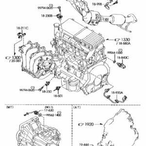 Mazda Oxygen Sensor Probe O2 Sensor Air Fuel Ratio Sensor Z60118861B - Genuine