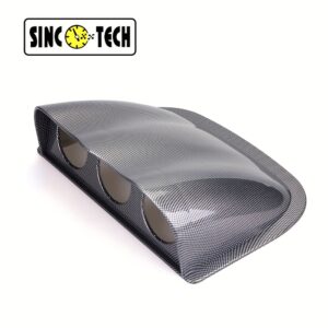 2-Inch Three-Hole Dashboard Mounting Bracket for Universal Automotive Additions,