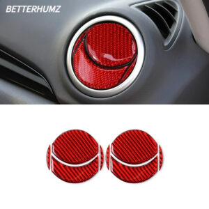 Mazda 3 Axela Dashboard Air Vent Carbon Trim Set 2004 to 2013 2 Piece