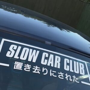 Vinyl Decals for Bumpers And Windshields from The Slow Car Club, Featuring Die-Cut Clear Film for Decoration