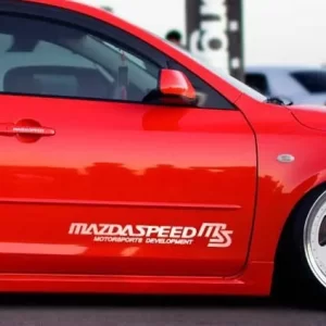 Mazda3 6 Mazdaspeed MS Car Decal Side Skirt Front Bumper Door Stier Auto Decoration Vinyl Wrap Cusizable Body Kit