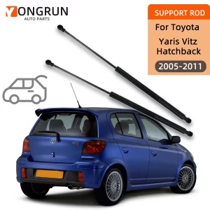 Toyota Vitz / Yaris XP90 Rear Hatch Gas Struts Pair Black | Fits 2005 to 2010 Hatchback