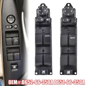 Mazda 2 / Mazda 6 RHD Driver Master Window Switch | D651-66-350A / D652-66-350A