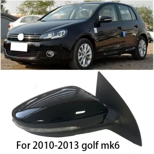 Volkswagen Golf MK6 2009–2013 Heated Door Mirror Assembly – Left / Right Side, 5K0857501AD / 5K0857502AD
