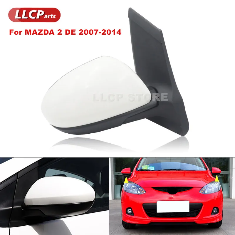 Mazda 2 DE 2007–2014 Electric Side Mirror 3 Pin – Exterior Door Mirror Assembly