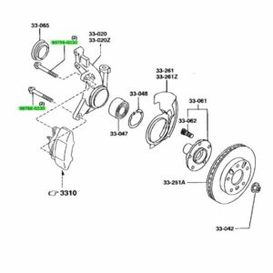 Genuine Mazda Front Brake Caliper Bracket Mounting Bolt – 9975-60-230