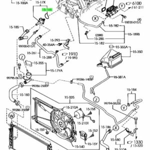 Genuine Thermostat Housing Gasket - LF03-15-165A