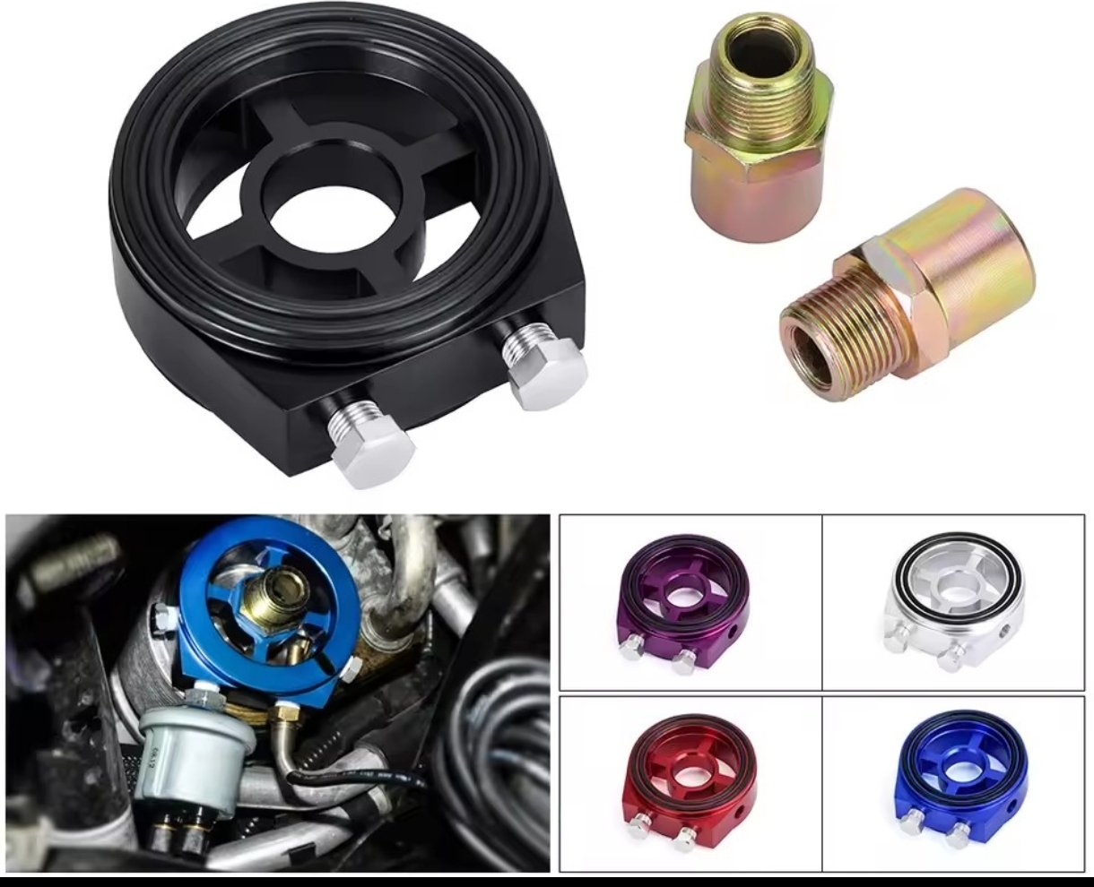 🛢️ Oil Filter Cooler Sandwich Plate Adapter – M20 x 1.5 / 3/4-16