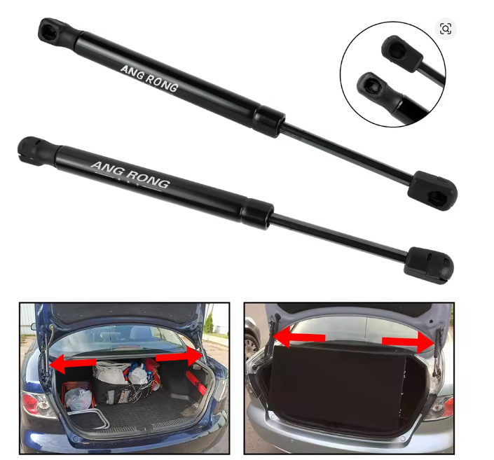 2003-2008 Mazda 6 Atenza GG With Spoiler Sedan 279mm Trunk Boot Gas Lift Supports Struts - Pairs - Image 4