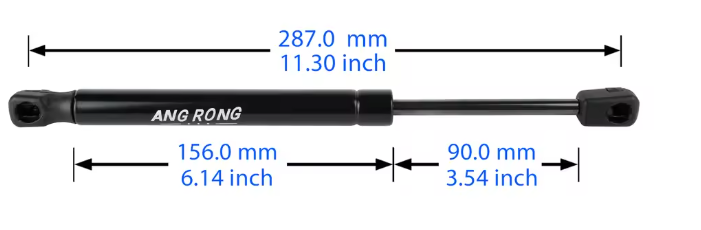 2003-2008 Mazda 6 Atenza GG With Spoiler Sedan 279mm Trunk Boot Gas Lift Supports Struts - Pairs - Image 2