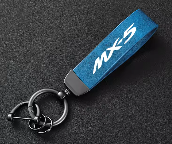 🔑 High-Grade Leather Car Keychain Holder Keyring – Mazda MX-5 RF ND / MX5 - Image 2