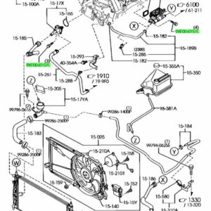 Thermostat / Waterpump housing bolts / Water outlet bolts